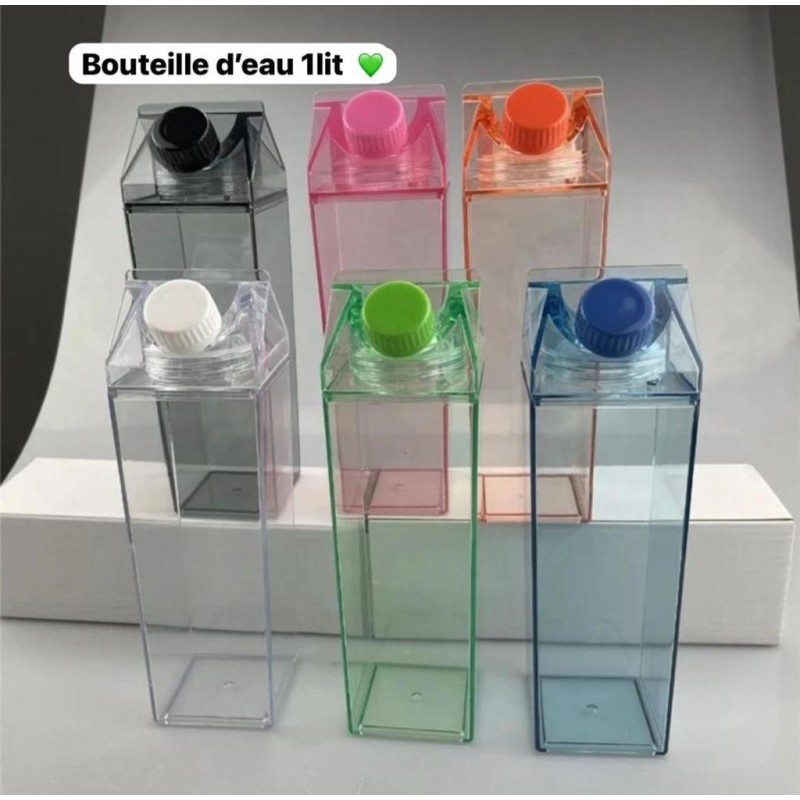 bouteille d'eau transparente en plastique  500ML