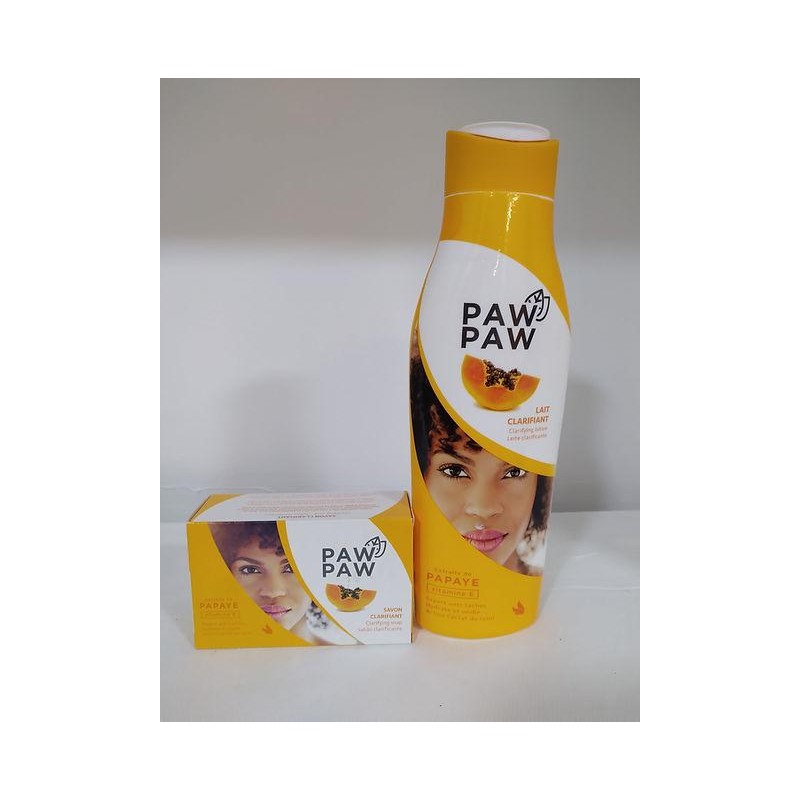 Paw Paw - Lait Eclaircissant avec savon Extraits De Papaye