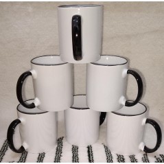 6 Tasses en porcelaine
