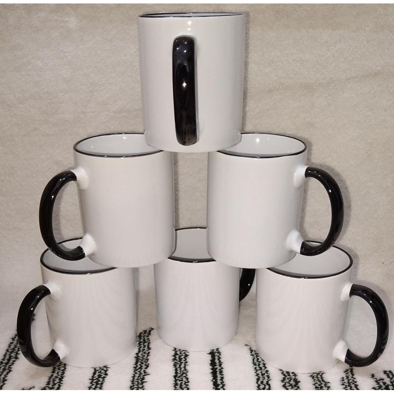 6 Tasses en porcelaine