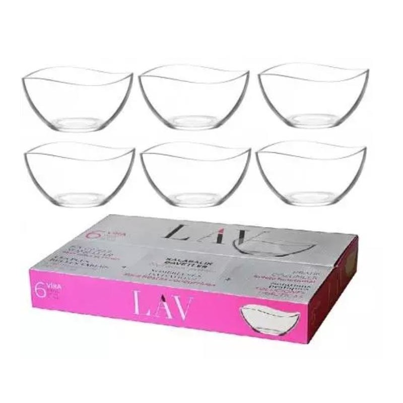 Verre saladier de 6 pcs