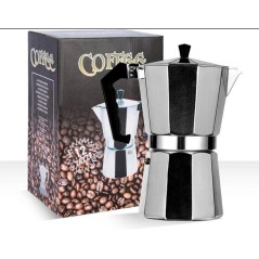 Machine à expresso Moka, pour 6 tasses de grains de café moulus