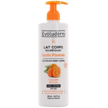 Evoluderm Lait corps nourissant carotte - 500ML