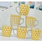 Ensemble 6 tasses - porcelaine